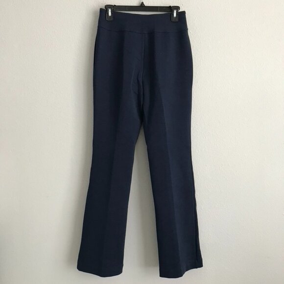 Encore by Idina Menzel Reg Mini Bootleg Pull-On Pants - Midnight (Sz XS) a621139 - Picture 4 of 4